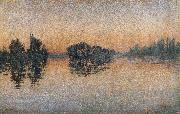 Paul Signac sunset herblay oil painting artist